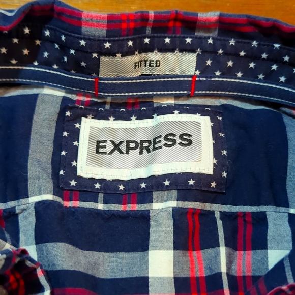 Express plaid button up - Picture 2 of 4